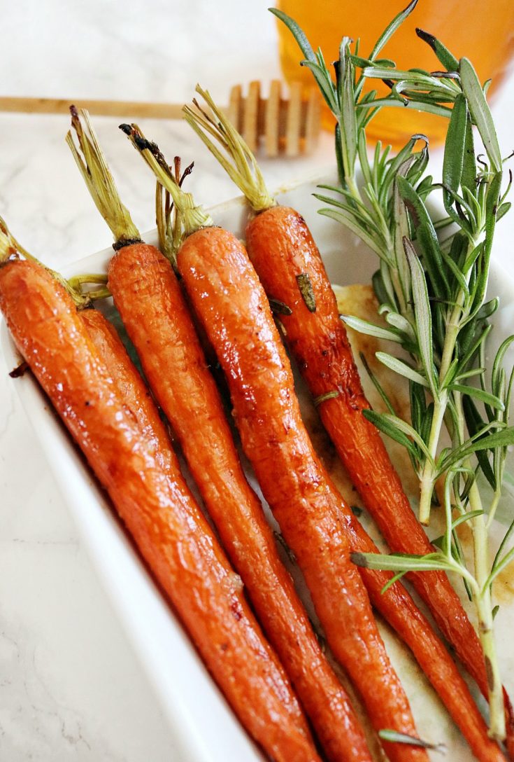 Rustic Honey Roasted Carrots